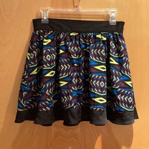 Forever 21 patterned mini skirt